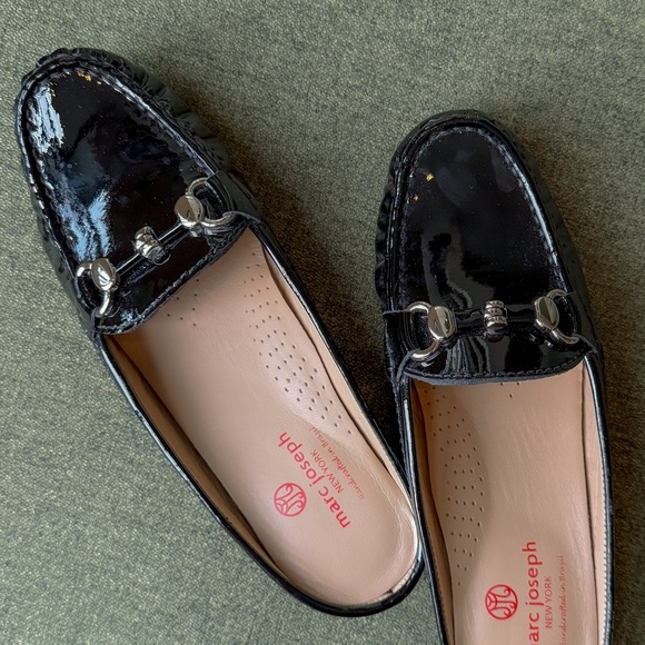 Black patent leather Mules - Mark Joseph NYC - Picture 1 of 4